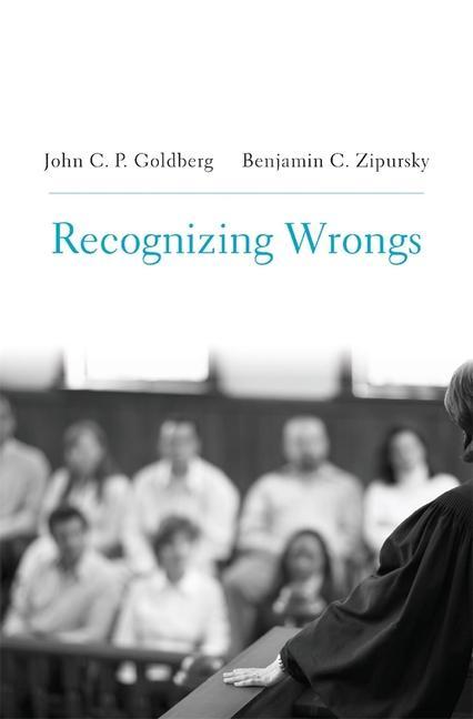 Livre Recognizing Wrongs John C P Goldberg