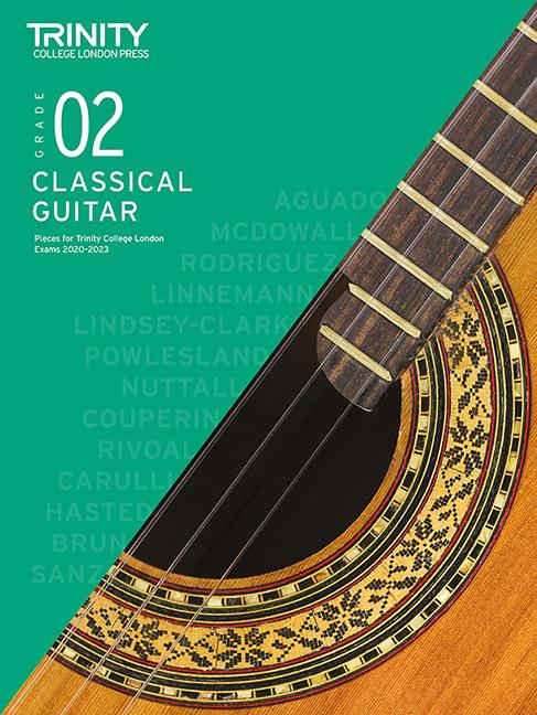 Nyomtatványok Trinity College London Classical Guitar Exam Pieces 2020-2023: Grade 2 Trinity College London