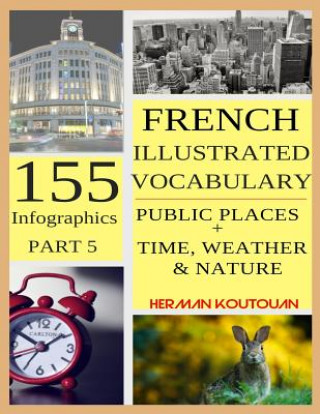 Kniha French Illustrated Vocabulary: 155 Stunning Infographics - Part 5 Herman S D Koutouan