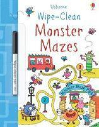 Carte Wipe-Clean Monster Mazes JANE BINGHAM