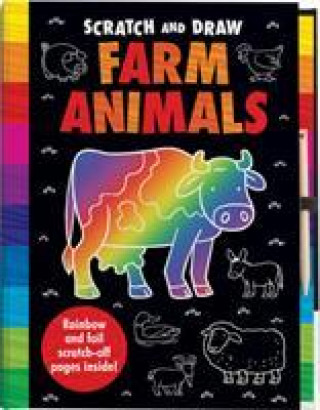 Книга Scratch and Draw Farm Animals - Scratch Art Activity Book Arthur Over