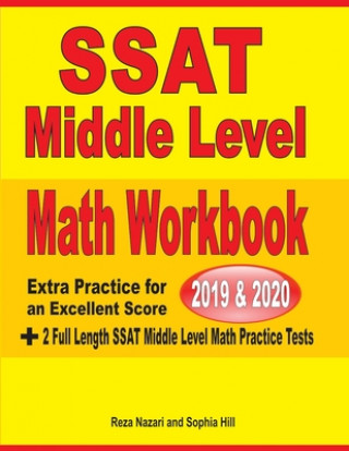 Könyv SSAT Middle Level Math Workbook 2019-2020 Sophia Hill