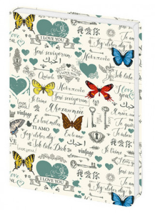 Papírenské zboží Zápisník Lyra Butterflies - linkovaný S 