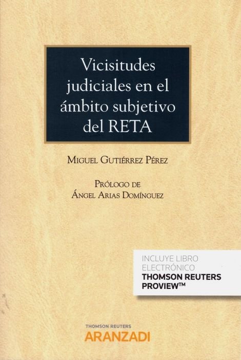 Kniha VICISITUDES JUDICIALES EN EL ÁMBITO DEL RETA MIGUEL GUTIERREZ PEREZ