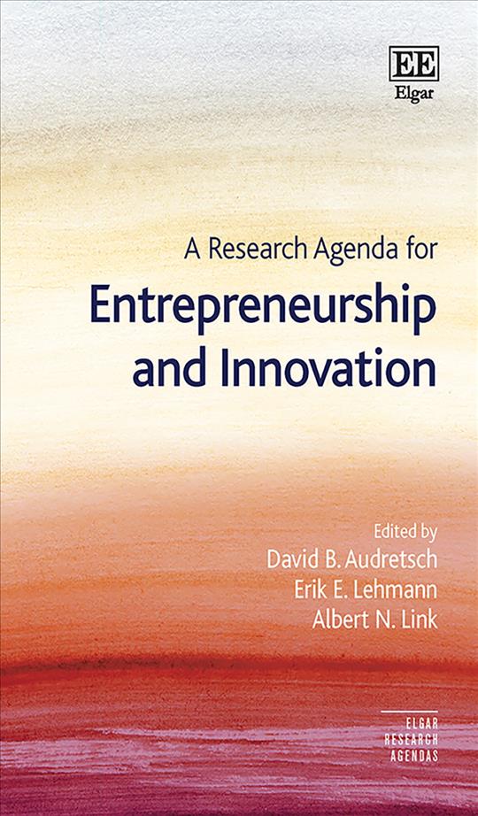 Kniha Research Agenda for Entrepreneurship and Innovation 