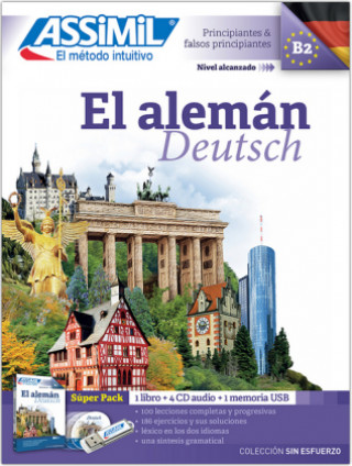Kniha ASSiMiL El Alemán - Colección 'sin esfuerzo' Super Pack. Deutsch Sprachkurs auf Spanisch 