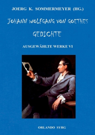 Kniha Johann Wolfgang von Goethes Gedichte Joerg K. Sommermeyer