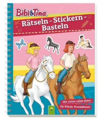 Carte Bibi & Tina -  Rätseln - Stickern - Basteln 