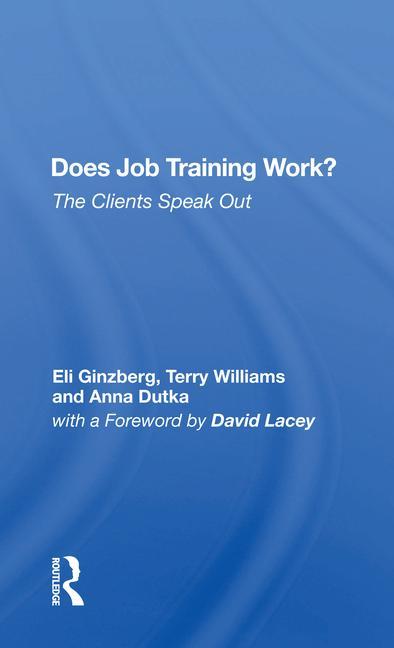Livro Does Job Training Work? Eli Ginzberg