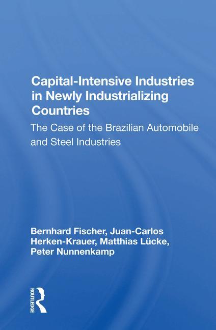 Kniha Capital-intensive Industries In Newly Industrializing Countries Bernhard Fischer