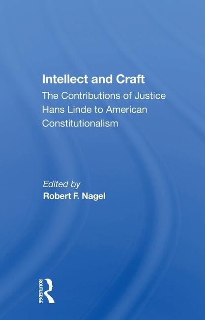 Kniha Intellect And Craft Robert F Nagel