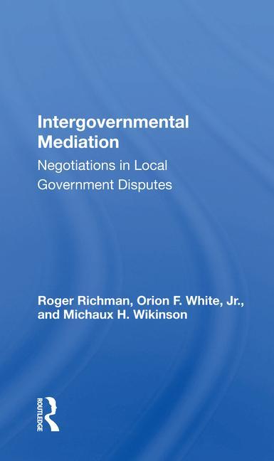 Книга Intergovernmental Mediation Roger Richman
