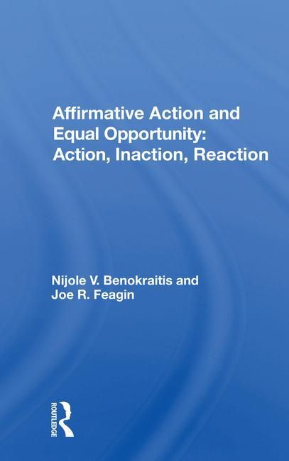 Buch Affirmative Action And Equal Opportunity Nijole V. Benokraitis