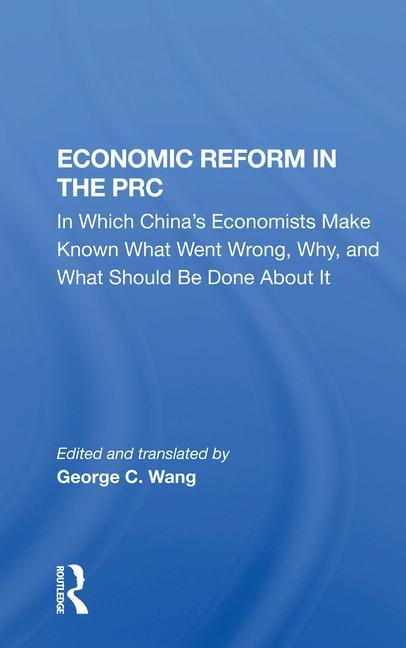 Kniha Economic Reform in the PRC C. W. Borklund