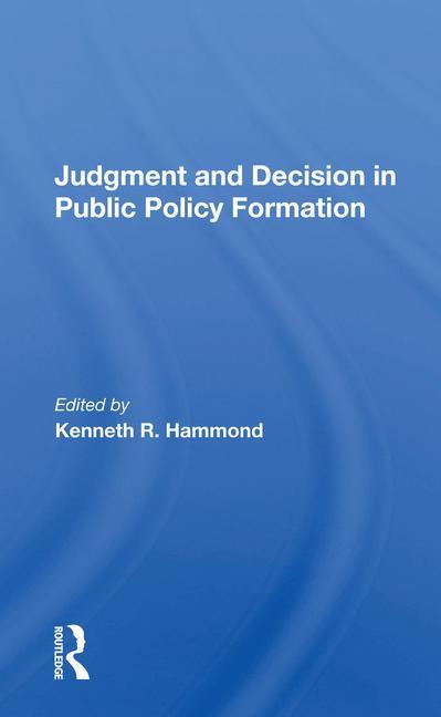 Book Judgement And Decision Kenneth R. Hammond