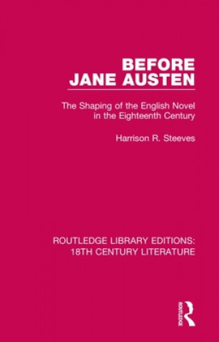 Knjiga Before Jane Austen Harrison R. Steeves