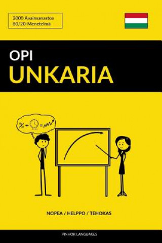 Könyv Opi Unkaria - Nopea / Helppo / Tehokas: 2000 Avainsanastoa Pinhok Languages
