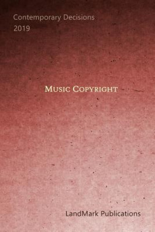 Knjiga Music Copyright Landmark Publications