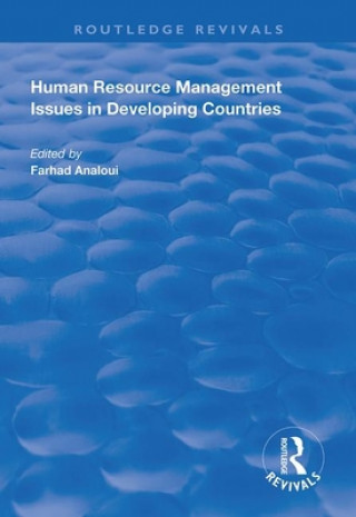 Knjiga Human Resource Management Issues in Developing Countries Farhad Analoui