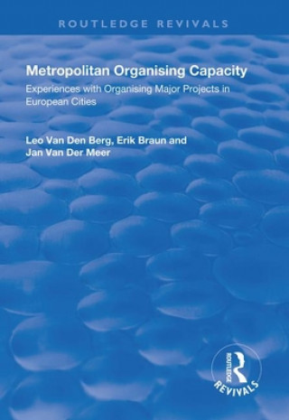 Kniha Metropolitan Organising Capacity Leo van den Berg