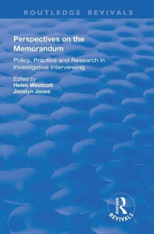 Книга Perspectives on the Memorandum Helen Westcott