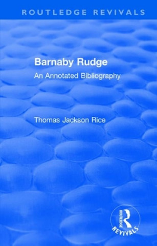 Knjiga Barnaby Rudge Thomas Jackson Rice
