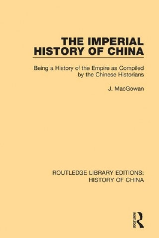 Knjiga Imperial History of China J. Macgowan