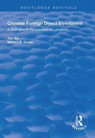 Boek Chinese Foreign Direct Investment Tao Qu