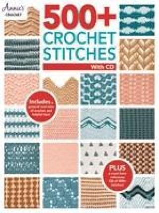 Книга 500+ Crochet Stitches with CD Annie's Crochet