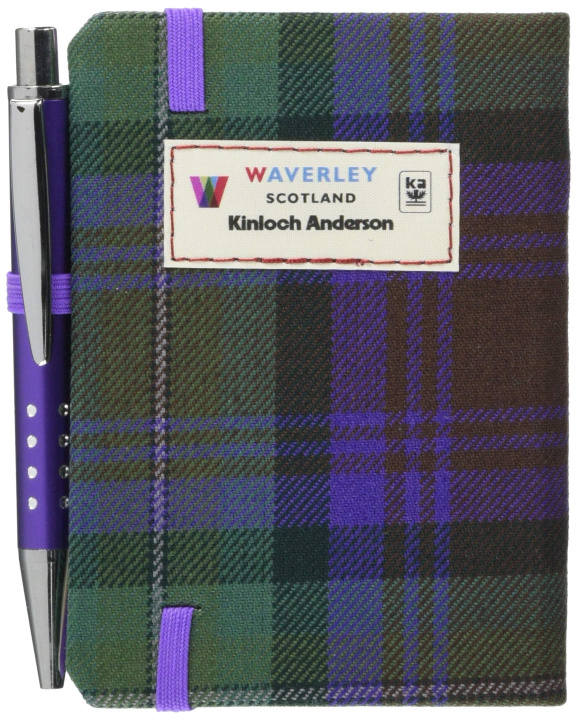 Carte The Skye Boat Song Tartan Notebook (mini with pen) Waverley Scotland