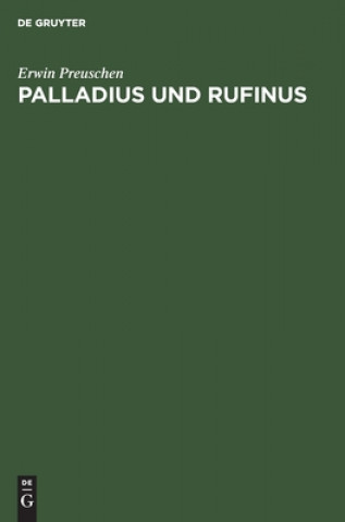 Könyv Palladius Und Rufinus 