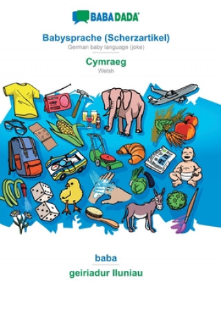 Carte BABADADA, Babysprache (Scherzartikel) - Cymraeg, baba - geiriadur lluniau 