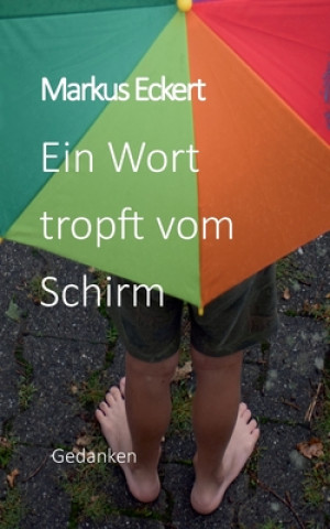 Livre Wort tropft vom Schirm 