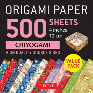 Papírenské zboží Origami Paper 500 sheets Chiyogami Patterns 4 