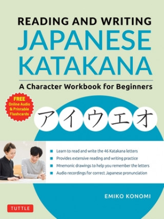 Kniha Reading and Writing Japanese Katakana Emiko Konomi