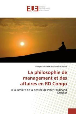 Könyv La philosophie de management et des affaires en RD Congo 