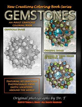 Kniha New Creations Coloring Book Series: Gemstones Teresa Davis