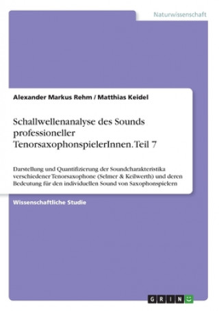 Carte Schallwellenanalyse des Sounds professioneller TenorsaxophonspielerInnen. Teil 7 Matthias Keidel