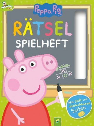 Könyv Peppa Pig -  Rätsel-Spielheft. Mit Stift und abwischbaren Seiten 