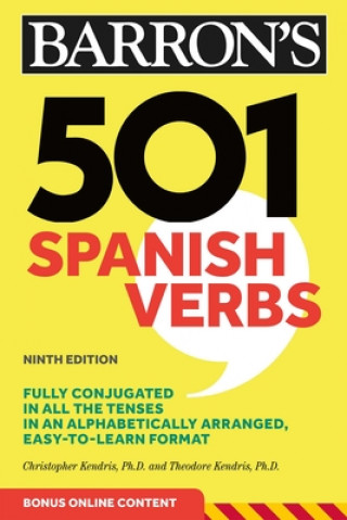 Könyv 501 Spanish Verbs Theodore Kendris