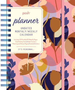 Календар/тефтер Posh: Planner Undated Monthly/Weekly Calendar 