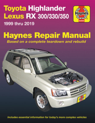 Knjiga Toyota Highlander Lexus RX 300/330/350 Haynes Repair Manual 