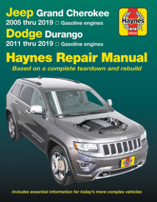 Carte Jeep Grand Cherokee 2005 Thru 2019 and Dodge Durango 2011 Thru 2019 Haynes Repair Manual 