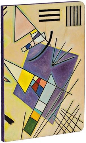 Naptár/Határidőnapló Black and Violet by Vasily Kandinsky A5 Notebook 