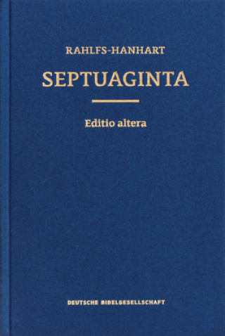 Kniha Septuagint Robert Hanhart