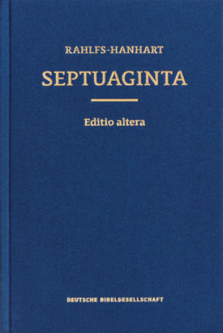 Knjiga Septuagint Robert Hanhart