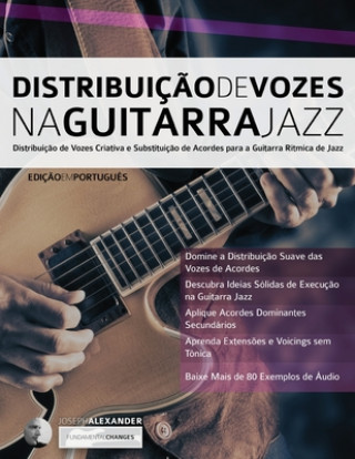 Kniha Distribuic&#807;a&#771;o de Vozes na Guitarra Jazz Tim Pettingale