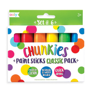 Book Farba w kredce 6 sztuk Chunkies Paint Sticks 