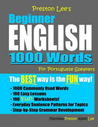 Book Preston Lee's Beginner English 1000 Words For Portuguese Speakers Matthew Preston