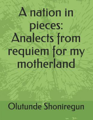 Książka A nation in pieces: Analects from requiem for my motherland Dr Olutunde a Shoniregun